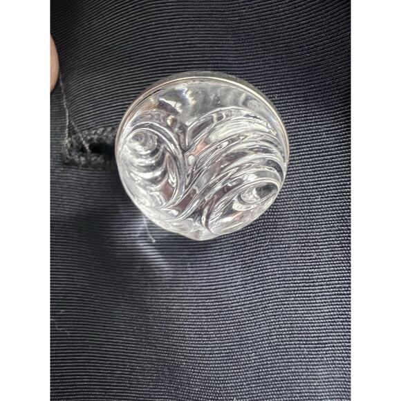 Vintage 90s Express Black Lace Sleeve Blazer Jacket Large - Picture 4 of 6